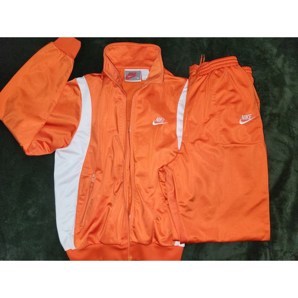 Vintage 80s Nike University Of Tennessee Orange 2 Piece Track Suit Vols Volettes